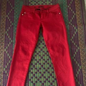 Red Skinny Pants size 3